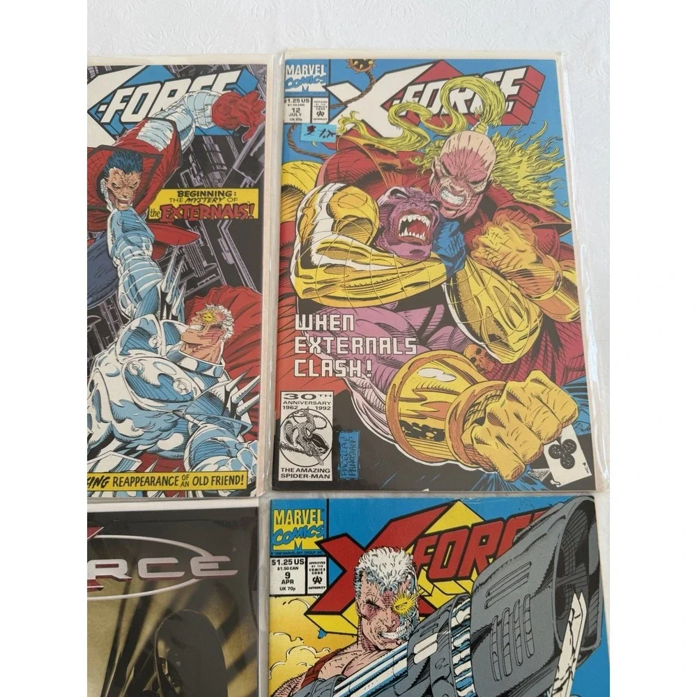 Marvel X-Force Comic Lot 9 Issues 1990s X-Men Cable Stryfe VF NM Set
